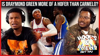Hoops & Brews: Is Draymond Green more of a HOFer than Carmelo Anthony? | Happy Hour Clips