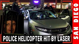 Police Helicopter Hit by Laser, 2nd time in 2 months | Midway | 20230903 (4K)