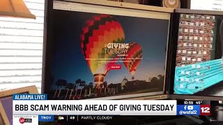 BBB warns of scams ahead of Giving Tuesday