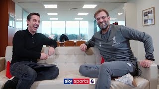 Jurgen Klopp opens up to Gary Neville on Liverpool's Premier League title challenge