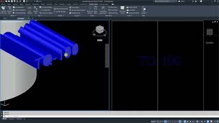 Como Escrever Texto 3D em superfície Cilíndrica no Auto Cad 3D