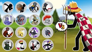 STICK WAR 3 : 10 Powerful Teams vs KING YOUNG Skin⚔️ STICK WAR SAGA HACK 💥 Stickx9999