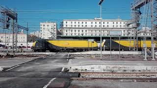 E483 043+E483 041 di FT per LIS Brindisi-Bari Lamasinata, in transito a Bari Centrale!