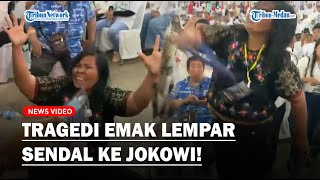 GAYA AROGAN PASPAMPRES, Larang Warga Rekam 'Tragedi' Emak-emak Lempar Sendal ke Jokowi!