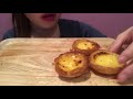 【eating sounds●mukbang●asmr】エッグタルト！egg tarts