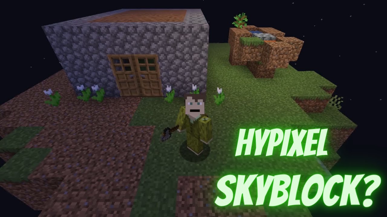 I Tried Hypixel Skyblock Youtube