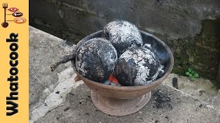 How To Roast Breadfruit With Outside Fire | Caribbean Style