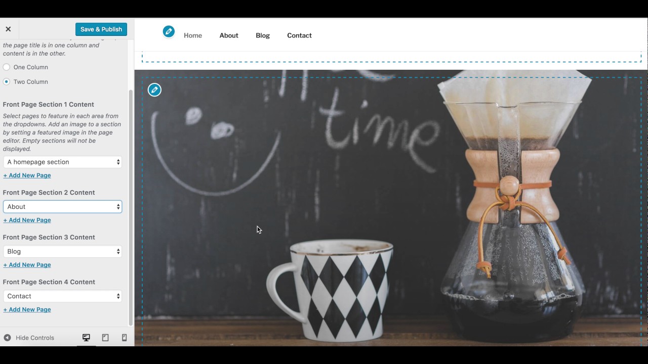 Wordpress Twenty Seventeen Theme Customizer Youtube