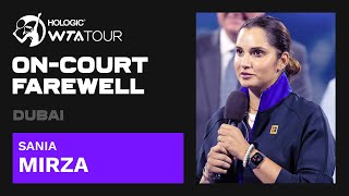 Sania Mirza's emotional final words as she retires from tennis | 2023 Dubai Farewell Ceremony