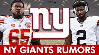 NY Giants Rumors ft. Shedeur Sanders \u0026 Trey Smith LEAVING Kansas City