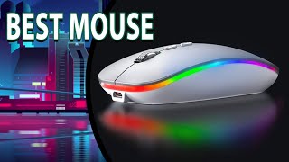 INPHIC LED Wireless Mouse, Rechargeable Silent 2.4G Wireless Computer Mouse