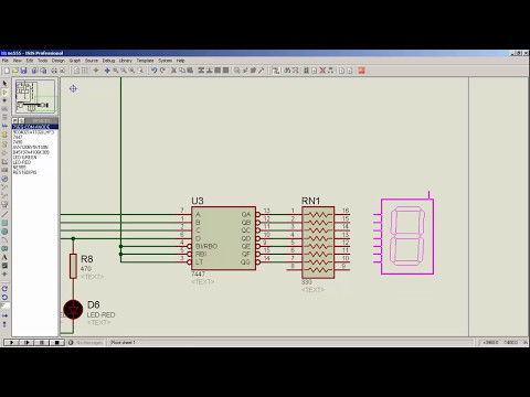 Ne555 7490 7447 Counter 0 9 Proteus Youtube