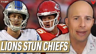 Lions-Chiefs Reaction: KC offense in disarray without Kelce, Detroit looks playoff-ready | 3 & Out