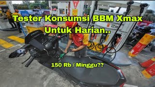 Segini Nih Hasil Konsumsi BBM Xmax Untuk Harian | Jangan percaya hasil di Odometer !