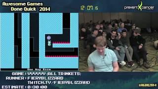 VVVVVV [PC] :: Live SPEED RUN (0:25:13) (All Trinkets) by FieryBlizzard #AGDQ 2014