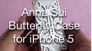 Anna Sui Butterfly Case for iPhone 5