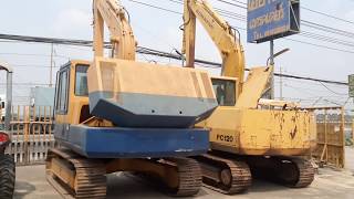 ยังโสดรถขุดเก่านอก มี2 คัน komatsu pc120-5 pc100-3  สวยทั้งคู่ excavator EP.6241