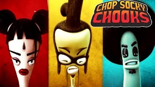 Chop Socky Chooks - BIG TROUBLE IN WASABI WAREHOUSE (Cartoon Network Games)