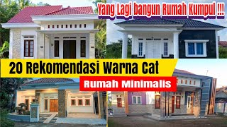 20 Rekomendasi Warna Cat Rumah Yang Sedang Trend