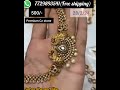 👉🥰premium cz stones లో 👌 అదిరిపోయే jewellery only500 neclace premium ytshorts