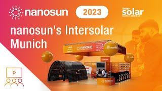 nanosun's Intersolar Munich | Aftermovie