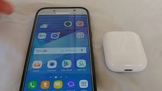 How to pair Airpods to Samsung Android phone