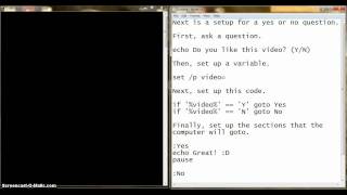 Microsoft DOS/ Batch File Tutorial