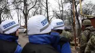 OSCE observers under sniper fire in Pisky