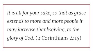 Solid Joys (November 25): Glorify God by Giving Thanks // Devotional by John Piper