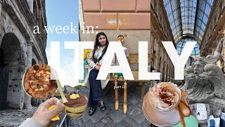 Italy travel vlog 🇮🇹| traveling through rome, florence, and milan