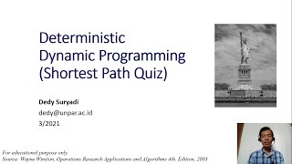 Week1.2 Quiz on Shortest Path (Dynamic Programming)