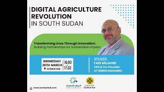 Webinar: Digital Agriculture Revolution in South Sudan event