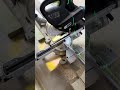 festool ksc 60 cordless mitre saw in action best saw for wood tools of the trade