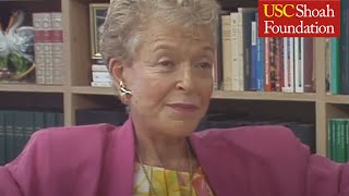 Hanukkah in Hiding | Holocaust Survivor Annette Baslaw Finger | USC Shoah Foundation