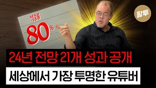 1373. 2024년 시장 전망 21개 성과 공개 – 올해는 어느 정도 맞았을까?