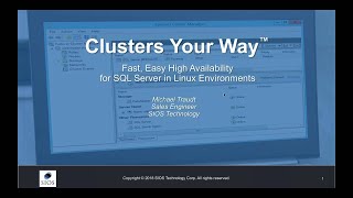 High Availability for SQL Server on Linux