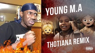 THIS YOUNG M.A SONG NOW PLEASE NO MORE REMIX! | Young M.A "Thotiana" Remix (Music Video) | Reaction