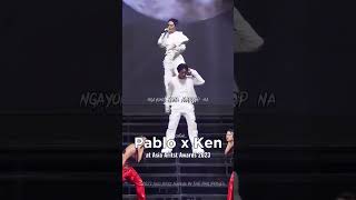 This duo🔥😍😭 PabKen performing MANA #sb19 #kensuson #pablo #pabken #aaa2023 #shorts