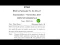 BBA 1st Sem Computer Fundamentals Question paper Mdu #MduQuestionPaper