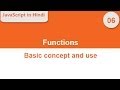 Learn JavaScript functions in Hindi | Learn JavaScript in Hindi/Urdu