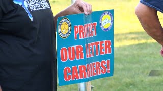 Local lawmakers, USPS Letter Carriers rally in support of 'Protect Our Letter Carriers' Act