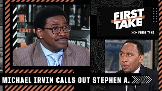 Michael Irvin calls out Stephen A. for his previous take on the Cowboys this season | First Take