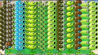 All plants PEA vs 999 Jack in the Box Zombie  | Plants vs Zombies Battlez