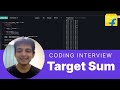 Leetcode Target Sum Solution by Flipkart Software Engineer