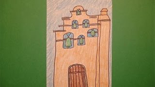 Let's Draw a CA. Mission Bell Colonnade! (San Gabriel)