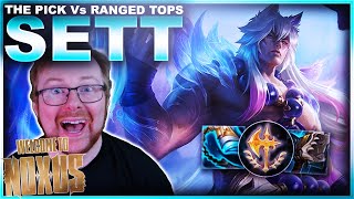 SETT IS THE ANSWER AGAINST RANGED CHAMPIONS! | League of Legends