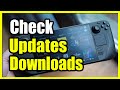 How to Check Game Downloads & Updates on Steam Deck (Fast Tutorial)