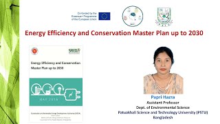 GE&CC and LU&E Module 17: Energy Efficiency and Conservation Master Plan up to 2030