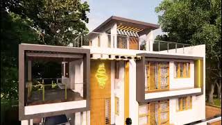 Proposed residential bungalow at Malappuram (2500sqft) in 6.5cent