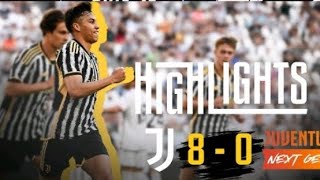 Highlights: Juventus 8 - 0 Next Gen